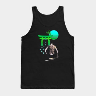 Silver Yakuza Vaporwave Synthwave Aesthetic Tank Top